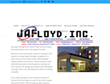 Tablet Screenshot of jafloyd.com